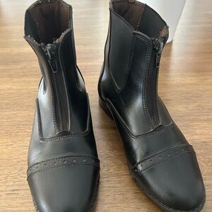 Horse Riding Black Leather Equistar Boots